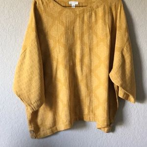 J Jill boxy golden top